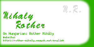 mihaly rother business card